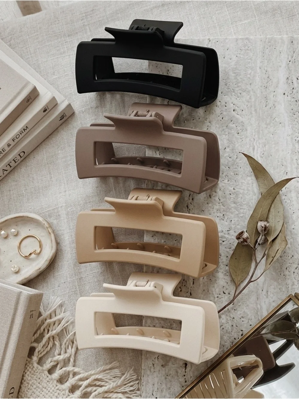 Set of 2 Rectangle Hair Clip